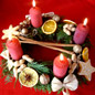 Adventi koszorú - műhely