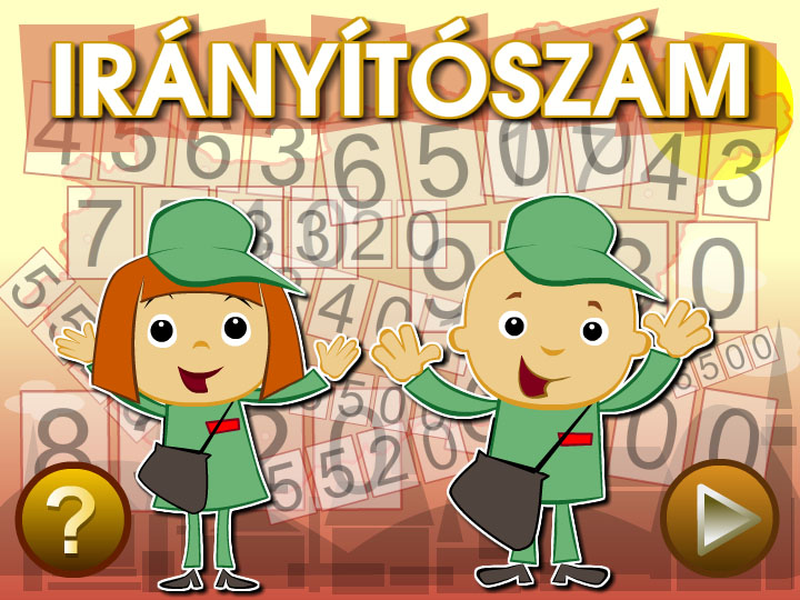 Irányítószám - játék